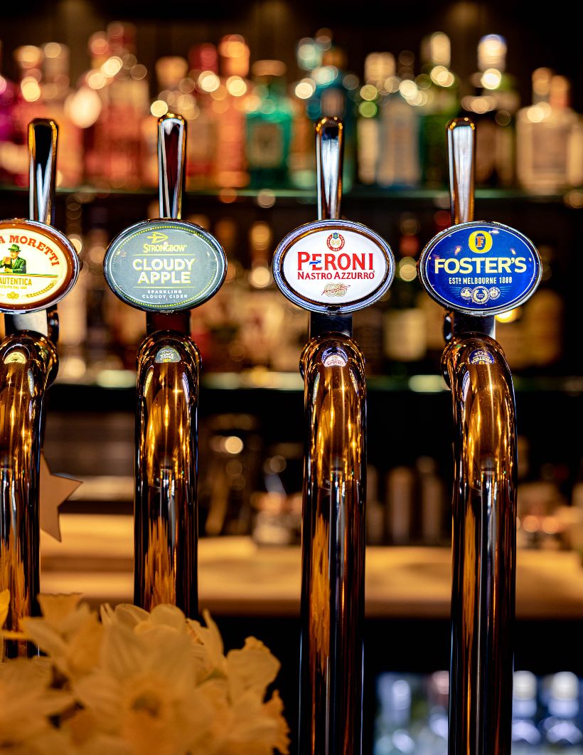 beers on tap
